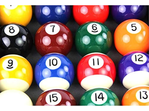 Juego De Bolas De Billar, Tamaño Reglamentario 2-1/4