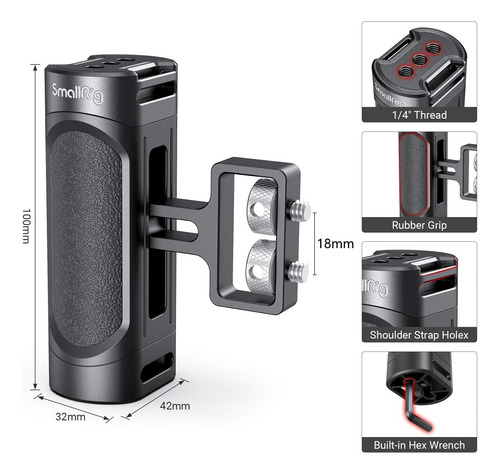 Empuñadura Lateral Smallrig Para Cámara Sin Espejo/réflex Di