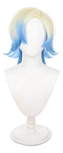 Peruca Michael Kaiser Peruca De Cosplay Da Lock Para Homens