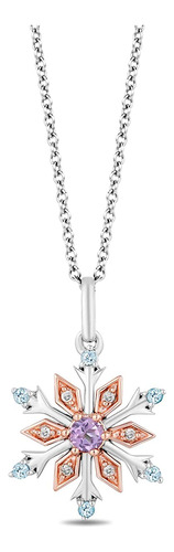 Enchanted Disney Fine Jewelry - Collar Con Colgante De Copo