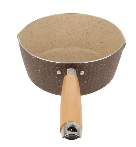 Imagen 8 de 9 de 18cm Medical Stone Pequeña Olla De Leche Antiadherente Olla