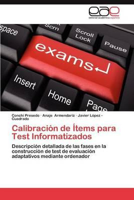 Libro Calibracion De Items Para Test Informatizados - Con...