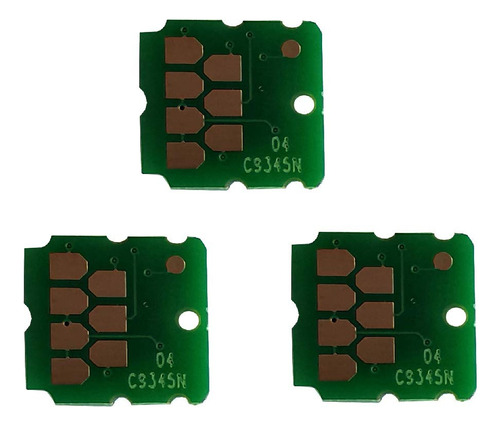 3 X Chip Caja Mantenimiento Epson C9345 Et5800 Wf7840 L15150