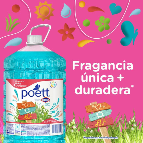 Limpiador Multiusos Aromatizante Poett Alegra Tu Día