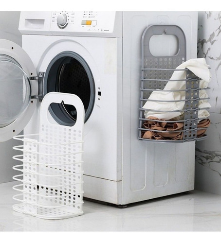 Imagem 3 de 6 de Cesto Grande Multiuso Dobrável Roupa Suja Organizador