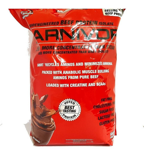 Proteina Mmd Carnivor 8 Libras (100 Srvs) - Sabor Chocolate