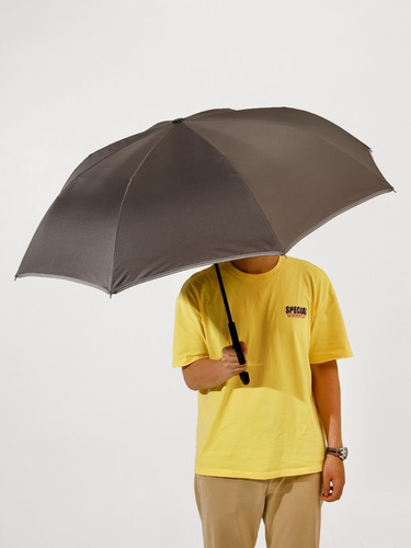 Miniso Paraguas Reversible Doble Forro Gris