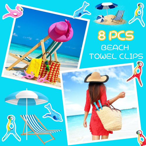 8 Clips De Toalla Playa Clips Para Silla Playa Para Toallas