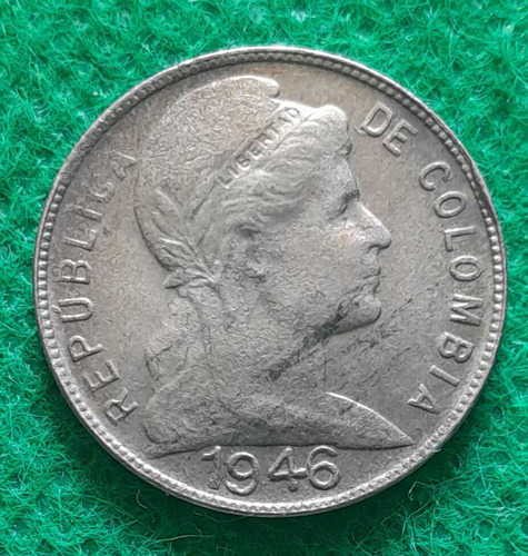 Moneda De 5 Centavos Año 1946, Estado Vf