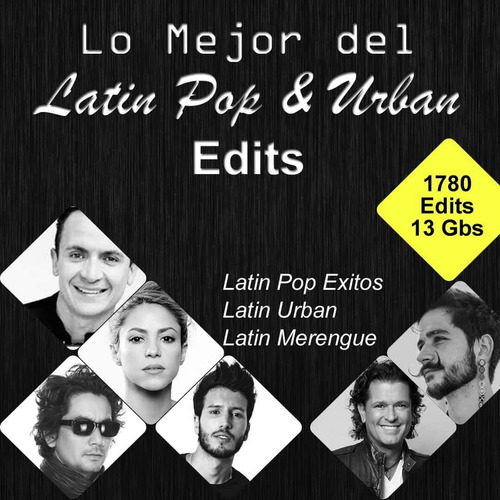 Pack Latin Pop Extended Y Edits Para Djs (track Por Track)