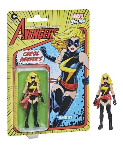 Carol Danvers Marvel Legends Retro Collection Hasbro