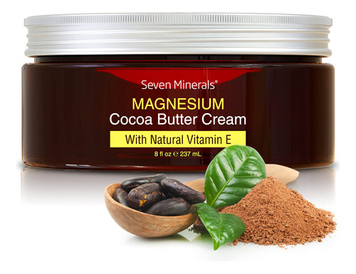 Crema De Magnesio Natural Para Calmar El Dolor, Calambres En