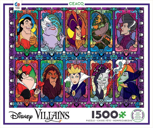 Rompecabezas Villanos Disney 1500 Piezas