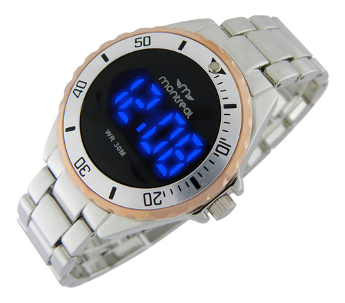 Reloj Montreal Unisex Ml620 Luz Led Sumerg Envío Gratis