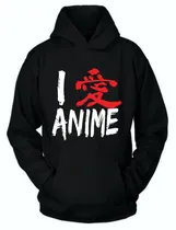 Comprar Buzo Canguro I Love Anime Amo El Anime - Anime\u002Fmanga\u002Fcnc