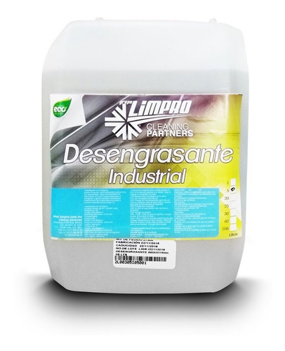 Desengrasante Industrial / Cocina Limpro® Líquido, 5 Litros