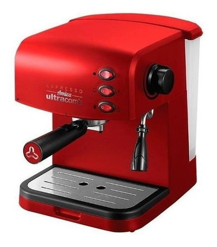 Cafetera Ultracomb Ce-6108 Automática Roja Expreso 220v