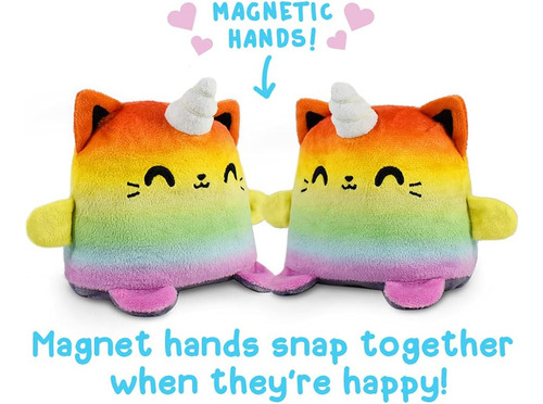Teeturtle | Plushmates | Cat Kittencorn | Rainbow Gray | Fel