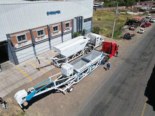 Planta Concretera Dosificadora Móvil Zeus30 2 Tolvas 50m3/h