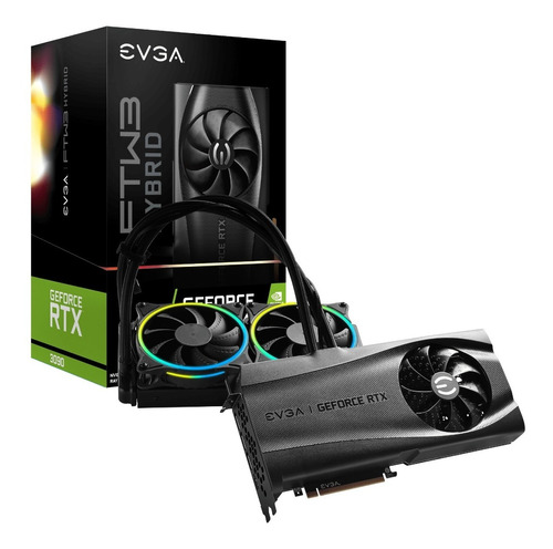 Evga Geforce Rtx 3090 Ftw3 Ultra Hybryd Argb Metal Sellada 