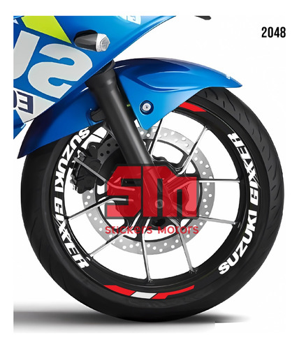 Stickers Reflejantes Para Rin De Moto Suzuki Gixxer Nid 2048