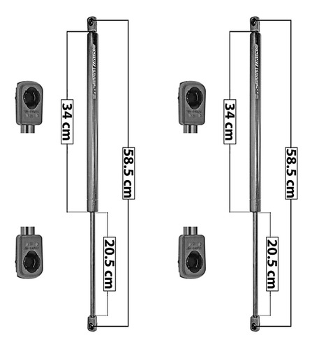 Set 2 Amortiguadores 5a Puerta Oldsmobile Bravada 95_02