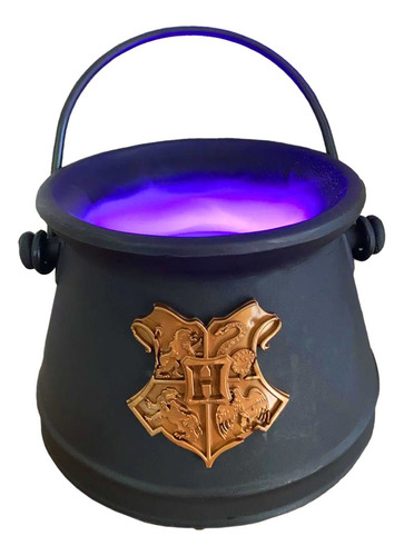 Luminária De Mesa Abajur Caldeirão Harry Potter® Com Fumaça Bivolt