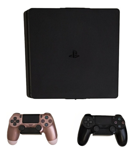 Soporte Pared Play Station Ps4 Slim + 2 Controles (base)