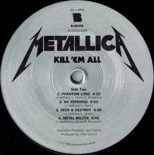 Vinilo Metallica Kill Em All Rock Activity - $ 219.000