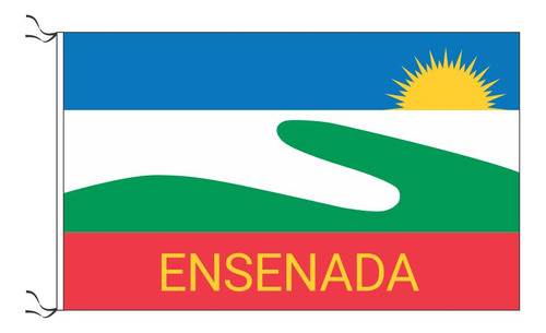 Bandera De Ensenada Estampada De Flameo 150x90cm