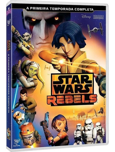 Dvd Box 3 Discos Star Wars Rebels 1ª Temporada