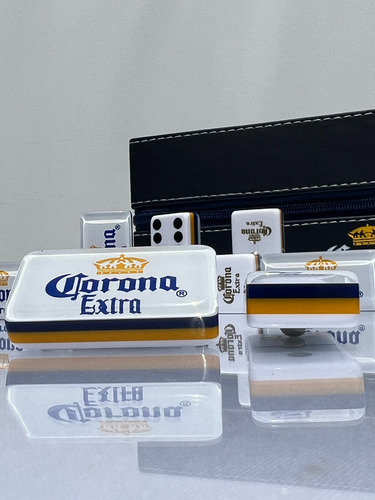 Dominó Corona Extra Cierre Blanco + Domino Negra Modelo