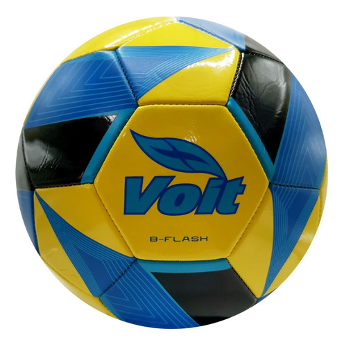 Balón De Fútbol No 5 Thunder S100 Multicolor Azul Amarillo V