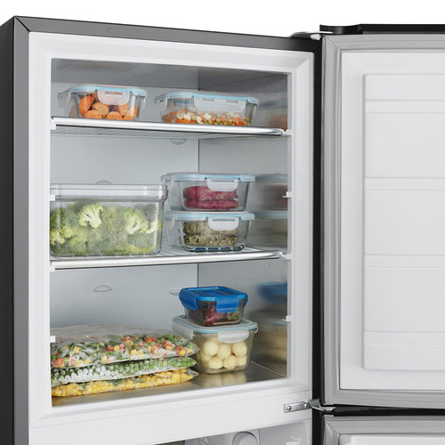 Heladera Con Freezer 314 Lts Black Steel Drean Hdr320f00n Negro