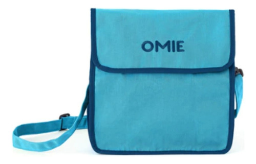 Omie. Lonchera De Nylon Aislada Para Alimentos. Color Azul Claro Omietote