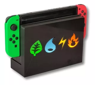 Porta Dock Nintendo Switch Luminoso Personalizado Pokémon