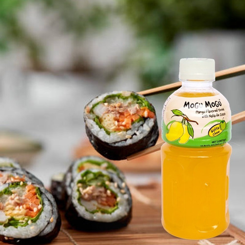 Imagen 5 de 5 de Bebida Mogu Mogu De Mango Con Nata De Coco 320ml