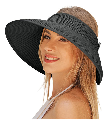 Sombreros De Visera Para Mujer, Sombreros De Paja De Ala El