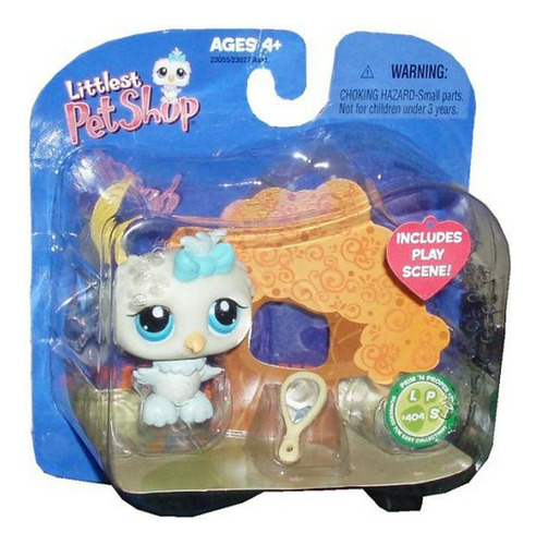 Littlest Pet Shop Búho Blanco Exclusivo # 404.