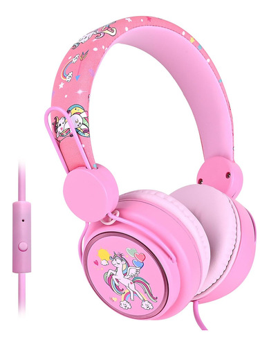 Auriculares Niños Niñas, Lindos Auriculares Unicornio Niños