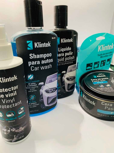 Kit De Cuidado Y Limpieza Para El Automóvil Champoo Polish 