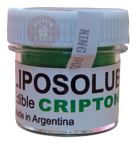 Colorante Comestible En Polvo Liposoluble Verde Criptonita 