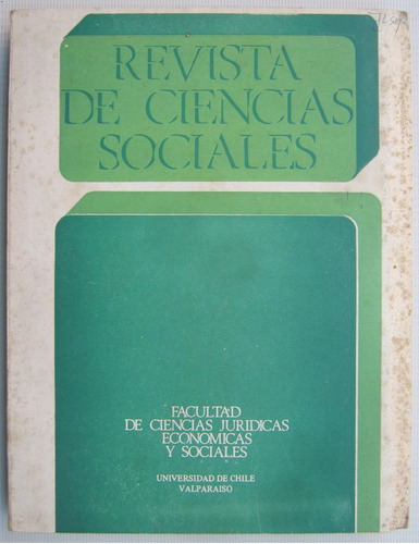 Derecho Revista De Ciencias Sociales 16 Universidad De Chile