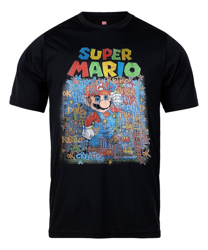 Remera Yorkstone Premium Mario Juego Xs Al Xxl