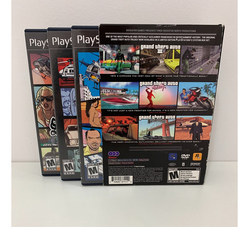 Gta The Trilogy Ps2 3 Jogos 100% Originais Completos Raro (Usado)