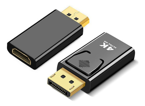 Convertidor De Adaptador Compatible Con Displayport A Hdmi,