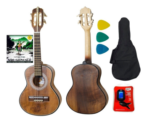 Cavaquinho Toks 111 Caixa Alta Elétrico Natural +kit