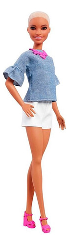 Boneca Barbie Negra Fashionistas 82 Chic In Chambray