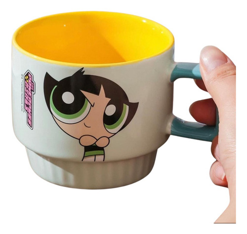 Taza Cerámica Chicas Superpoderosas Apilables Cute Kawaii X1 Uni Bellota