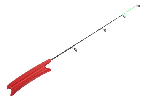 Vara De Pesca No Gelo De Fibra De Vidro Ultra Curta, Haste S